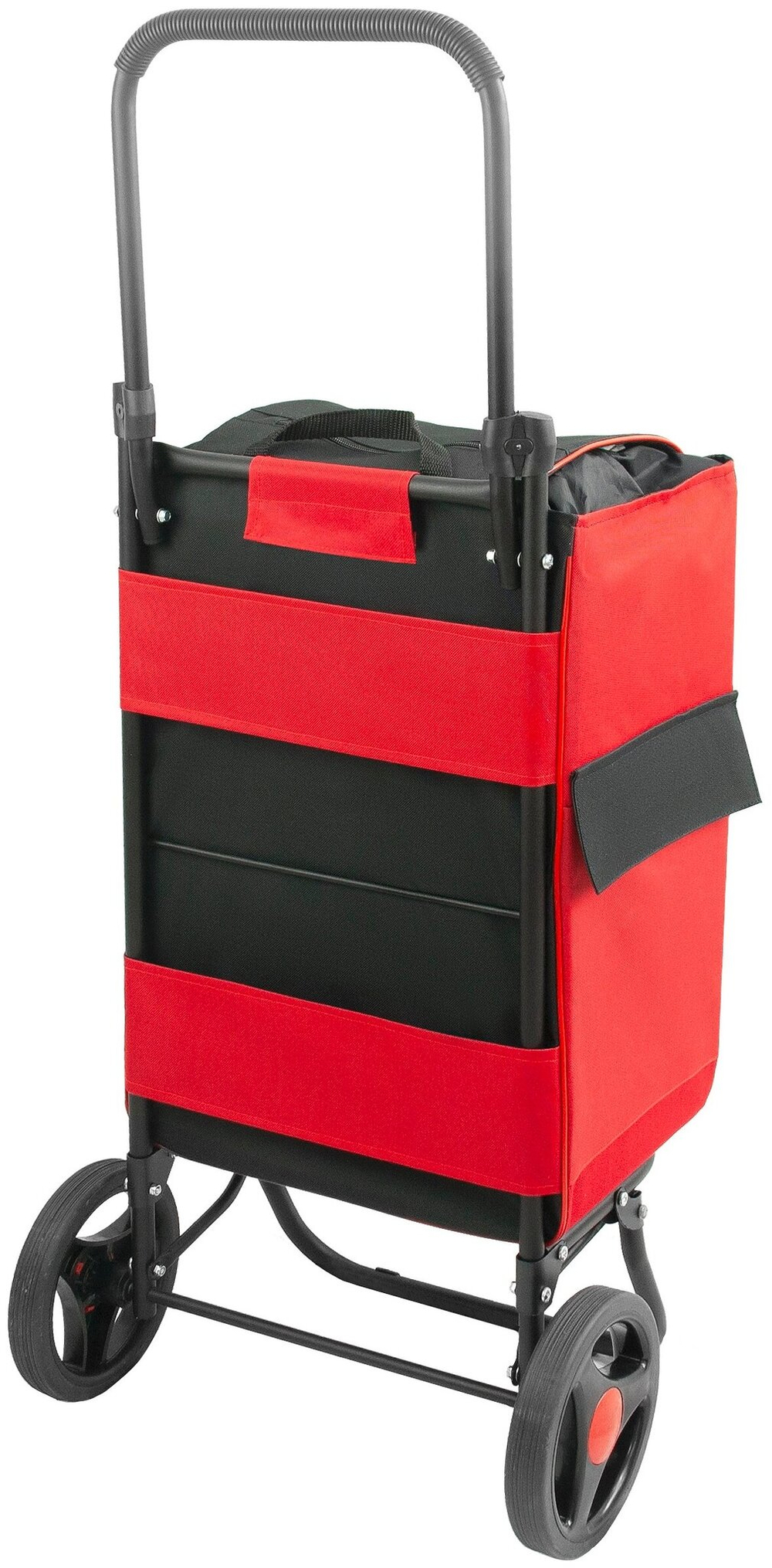 СУМКА ТЕЛЕЖКА СПУТНИК 2 МАКСИ ИСТОК ЧЕРНЫЙ КРАСНЫЙ СТМ23