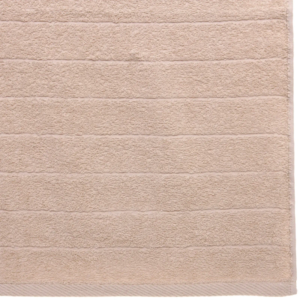 Полотенце махровое 70*130см «Sea ​​wave» цвет бежевый 09011 плотность 400гр/м2