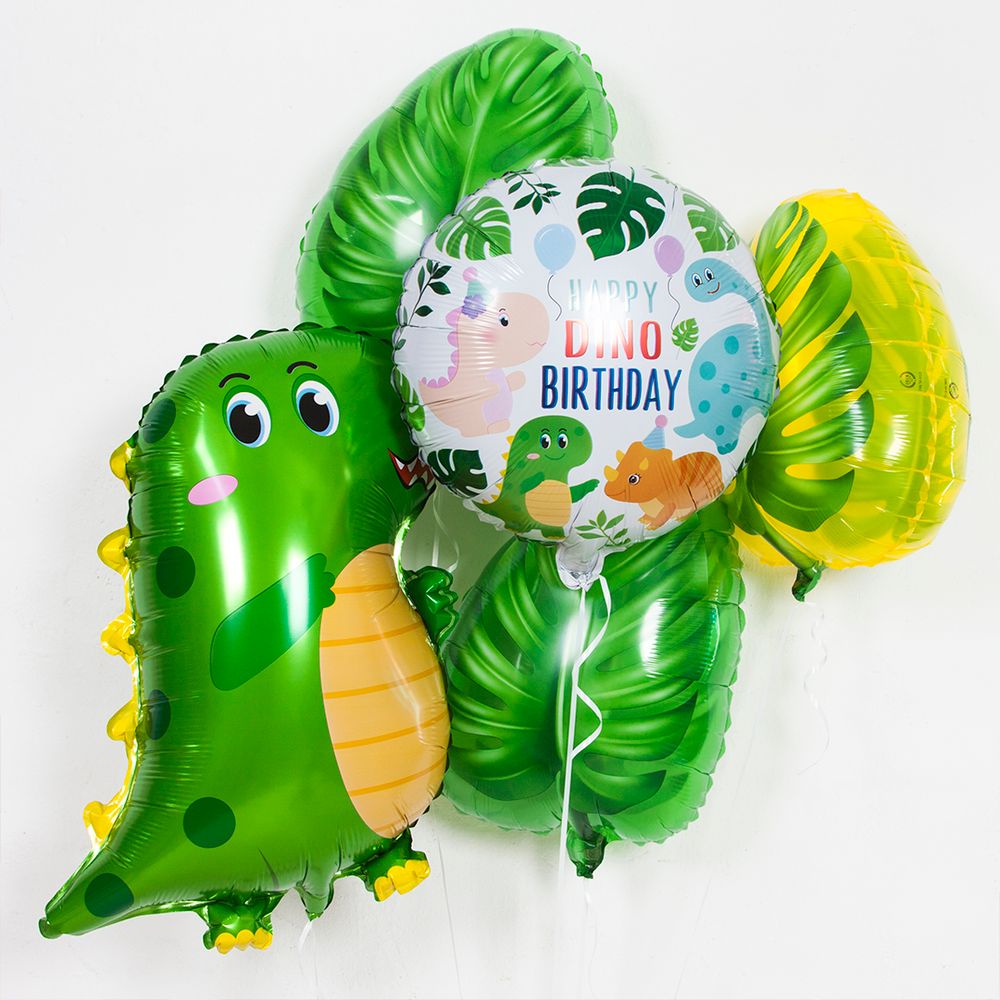 Шар (20''/51 см) Фигура, Пальмовый лист, Зеленый, 1 шт.