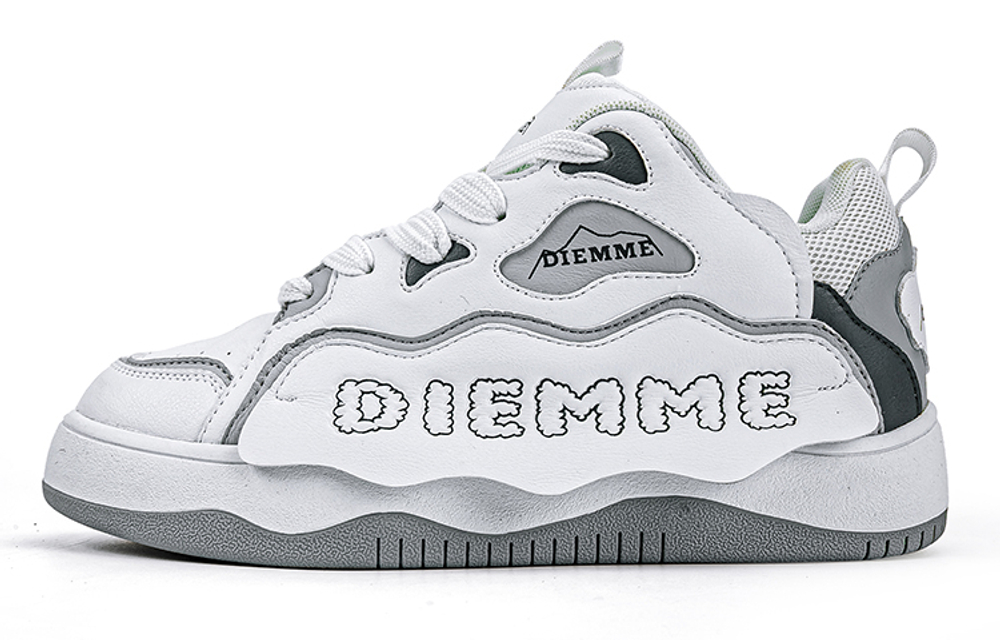 DIEMME Stylish Skateboarding Shoes Unisex Low top Black