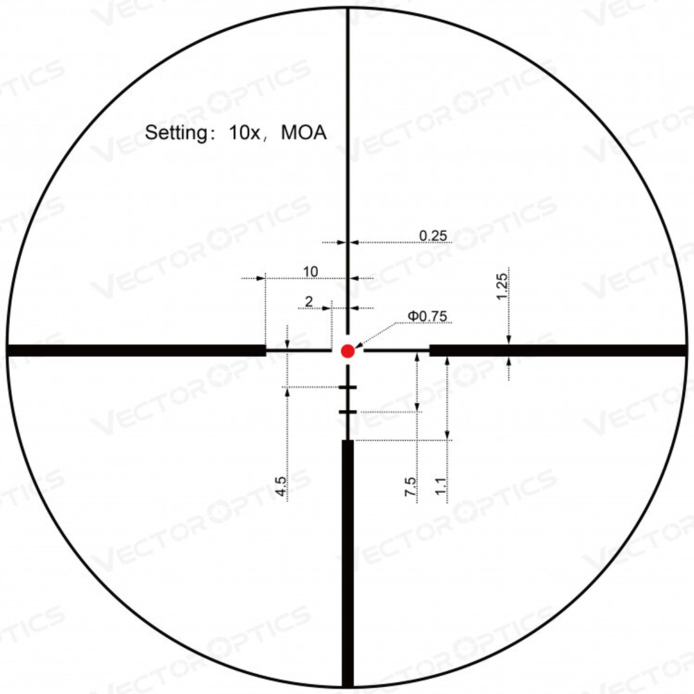 Прицел VectorOptics Continental X8 2-16x44 для охоты и тактической стрельбы