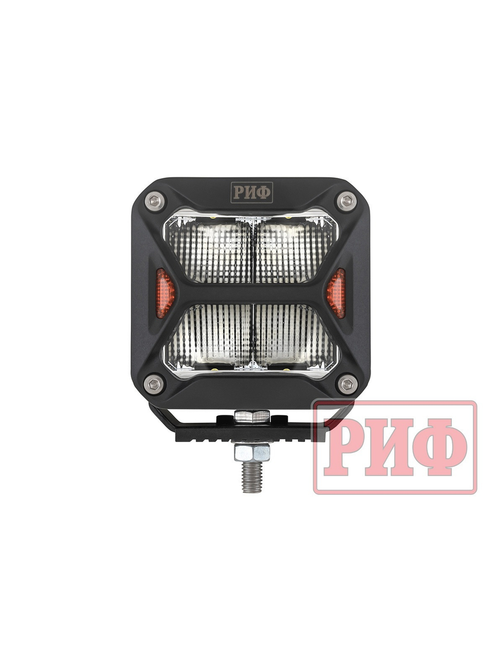 Светодиодная фара водительского света РИФ 82x78x76 мм 20W LED
