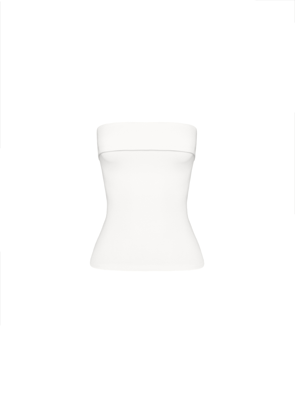white fold over bandeau