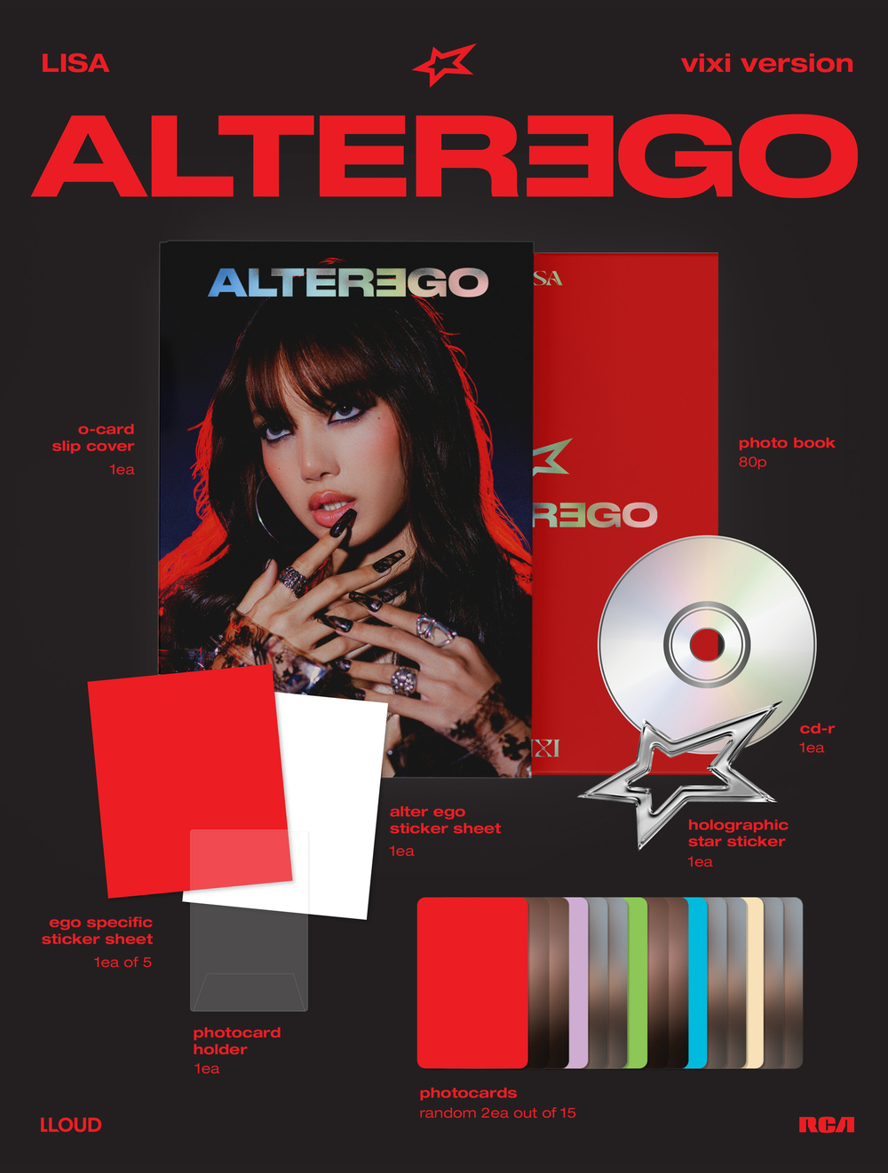 Альбом LISA - Alter Ego (Photobook ver.) (vixi ver.)