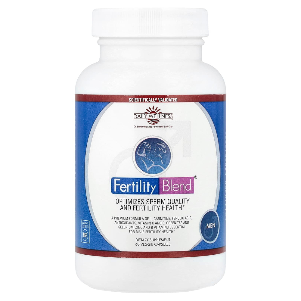Daily Wellness Company, Fertility Blend® для мужчин, 60 растительных капсул