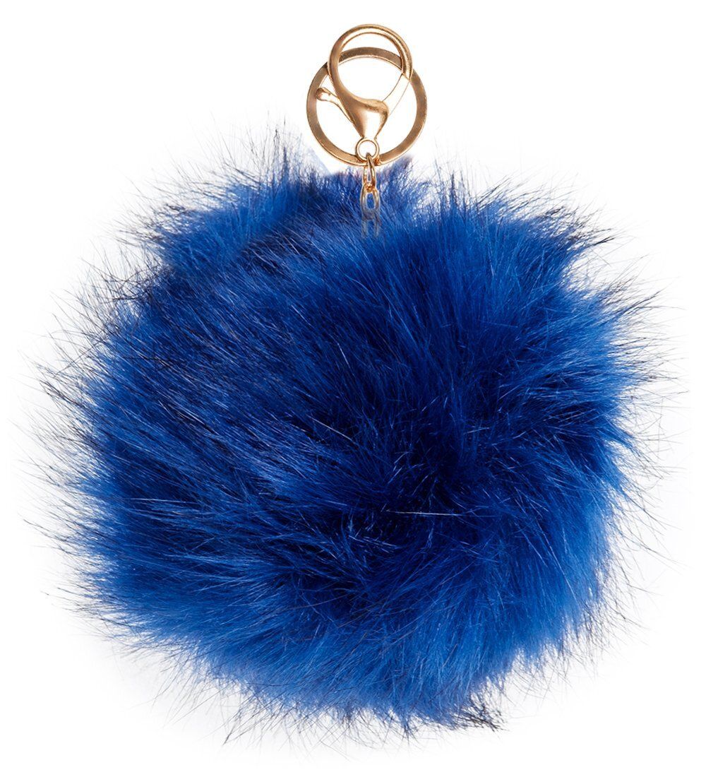 ЯЛ-13-40/ 8 Брелок «Совенок-пушистик» темно-синий