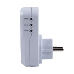 UBR-E35 WHITE Реле напряжения однофазное. 16А. 3500Вт. с заземлением. Белый. TM Uniel