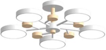 Потолочный cветильник LED4U L3204-620 WH