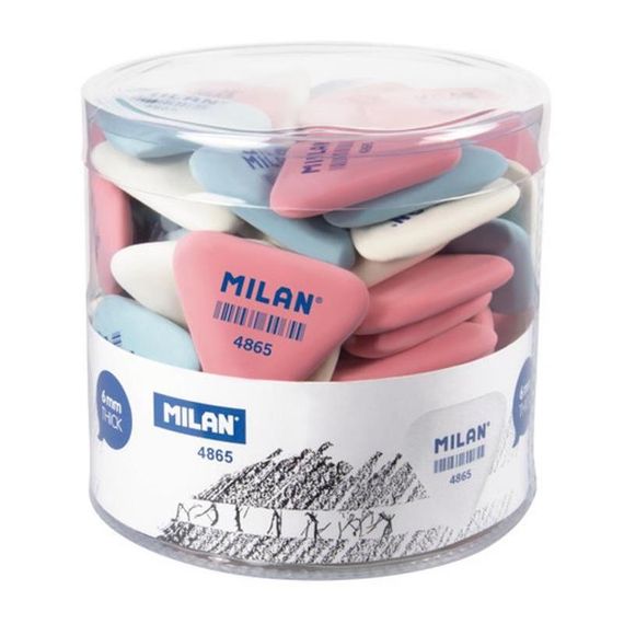 Pozan \  Ластик \BOX 65 MILAN ERASERS 4865