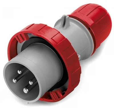 Вилка кабельная артикул DIS2183236 IP67 32A 3P+E 400В
