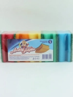 Губка для посуды 5шт «Легкая уборка»