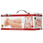 Телесный мастурбатор-торс Mia Baile с двумя каналами