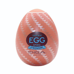 Мастурбатор-яйцо Tenga Egg Spiral (Цвет: оранжевый)