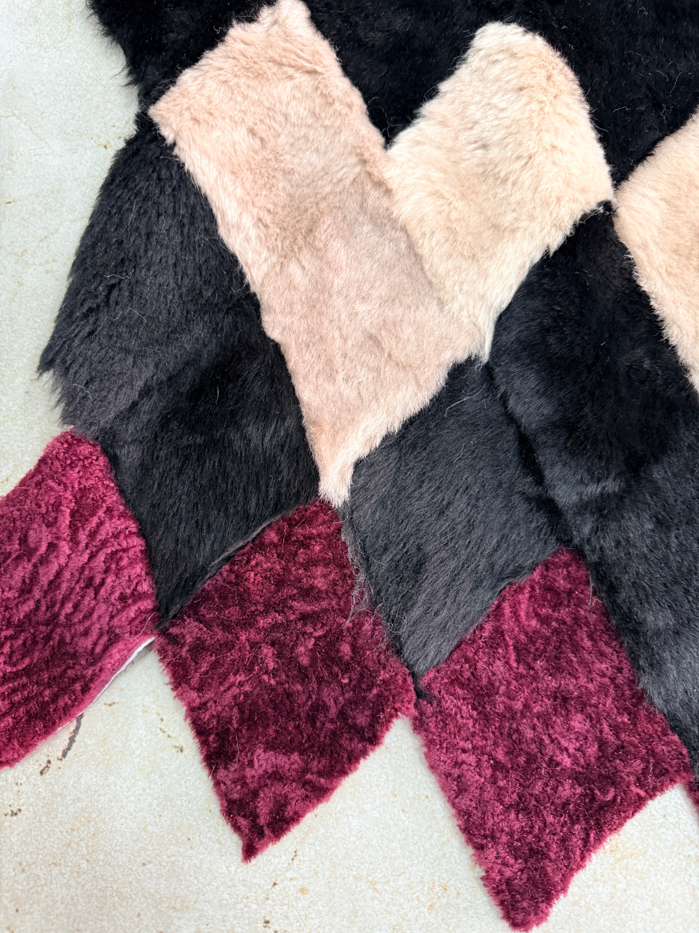 Покрывало меховое ковер из шкуры овчины