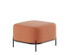 Джайв Диван одноместный без спинки JVE-3 Romeo 08/Металл Черный 670*720*480