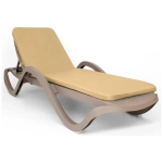 Матрас для шезлонга Бежевый, голубой, слоновая кость 1900х50мм