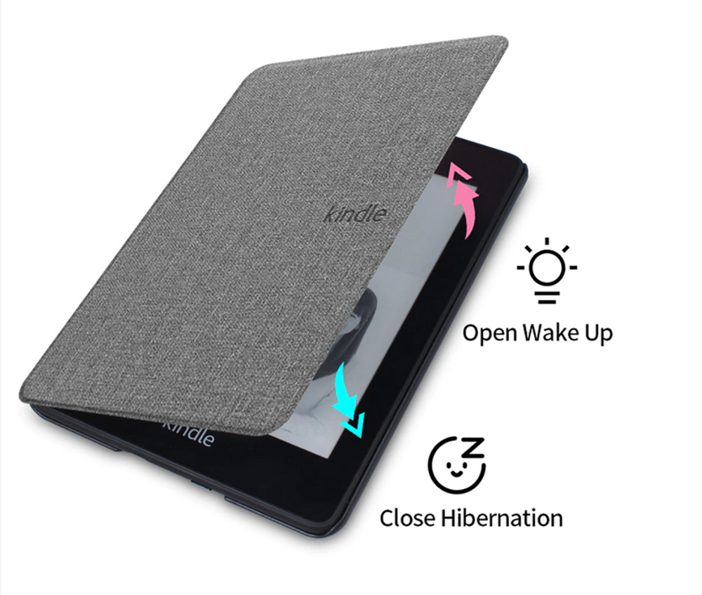 Обложка Темно-Серый Твид для Kindle Paperwhite 2021 6,8 дюймов