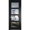 Межкомнатная дверь эмаль Profil Doors 3.4.2PD блэк остеклённая