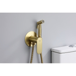 Гигиенический душ со смесителем  Raglo R10.52.03, сатин золотой