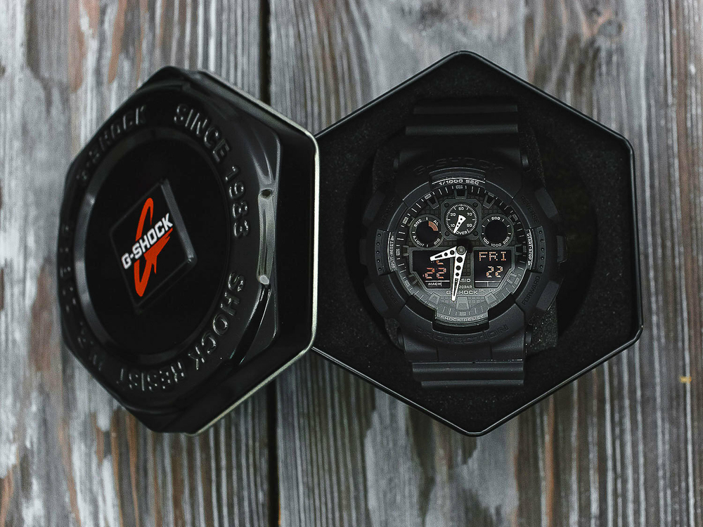 Японские наручные часы Casio G-SHOCK GA-100-1A1