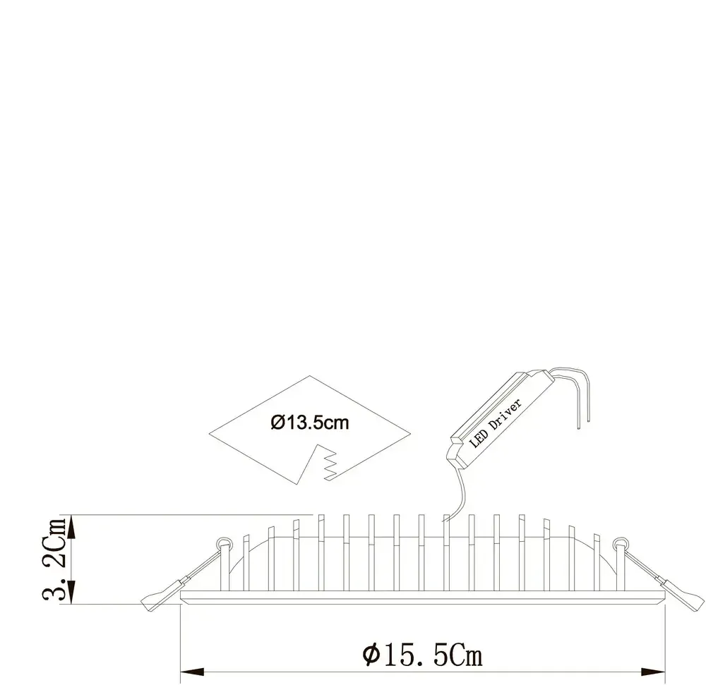 Точечный встраиваемый светильник Arte Lamp