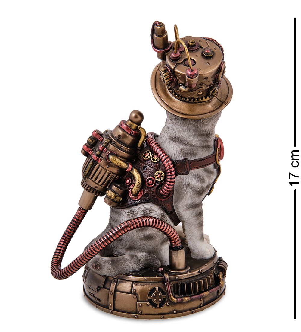 Veronese WS-1242/ 3 Статуэтка в стиле Стимпанк «Мистер Кот»