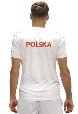 Теннисная футболка Joma Polska Team PZT - white/red