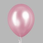 Шар (12''/30 см) Ярко-розовый, металлик, 25 шт.