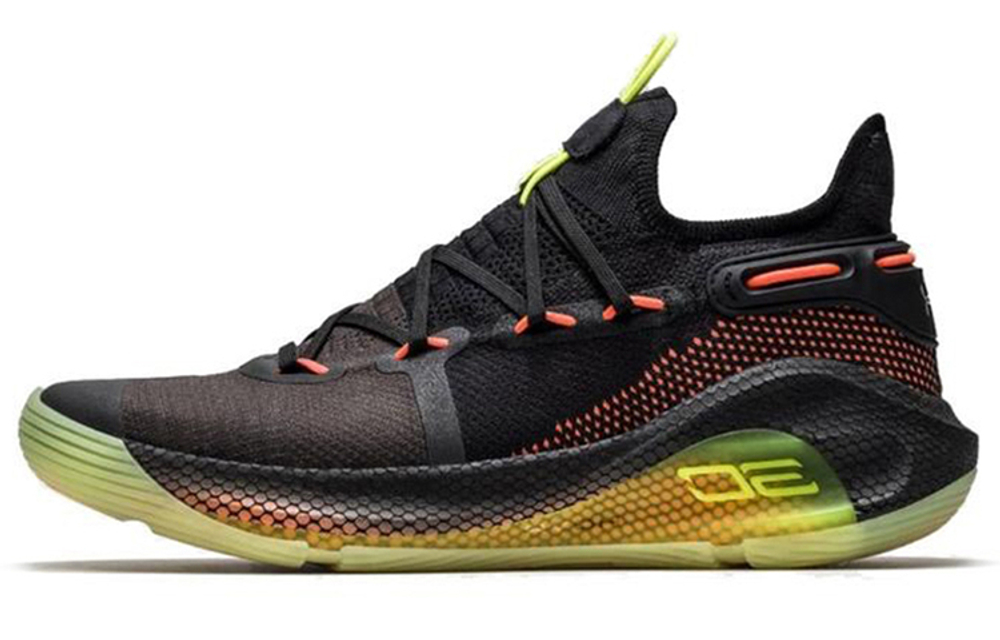 Under Armour Curry 6 Curry 6 "Fox Theater" mid-cut actual combat basketball shoes men's black