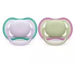 Əmzik\ ultra air soother, 0-6m, violet/green girl