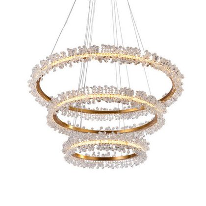 Люстра Halo Crystal Pendant Lamp 3 D80