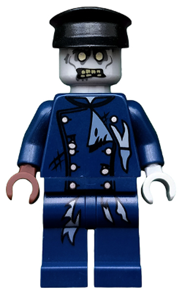 Минифигурка LEGO mof012 Зомби-водитель