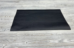 Сафьяно цв. Черный / Saffiano Royal Black, толщ. 1,1-1,3 мм, ПАНЕЛИ