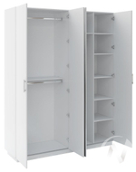 Шкаф с зеркалом 4 двери М22 Спальня Тиффани