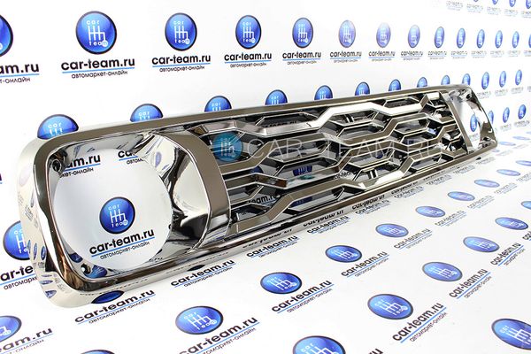 Решетка радиатора «Титан» тёмный хром на Лада Нива 4х4, Урбан