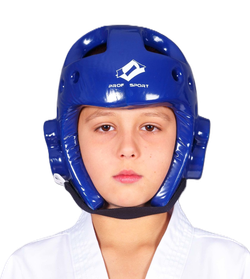 Шлем для тхэквондо ProfSport (усиленная защита) синий