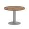 First Стол журнальный круглый KSJ-1 Дуб Табак/Металл Серый 600*600*450