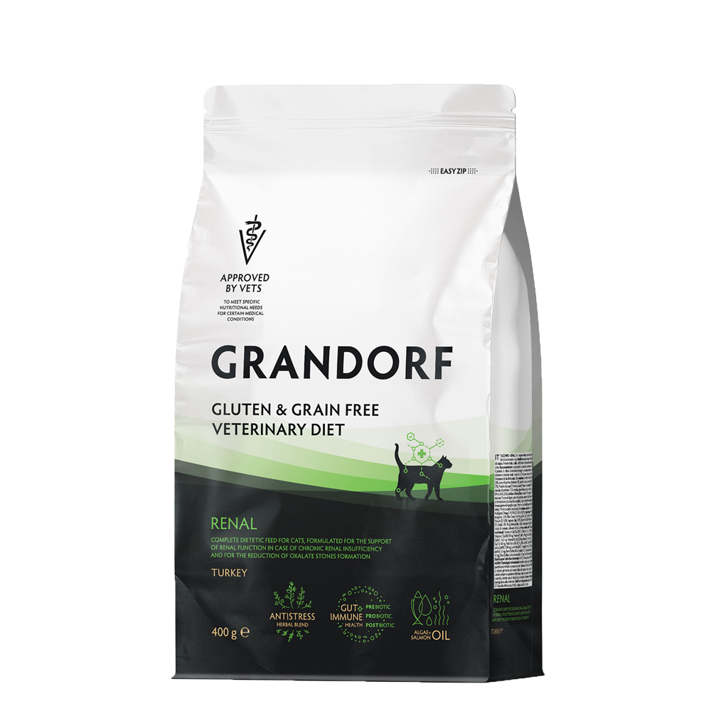 GRANDORF VETDIET Renal Turkey - ВЕТДИЕТА для кошек с почечной недостаточностью.