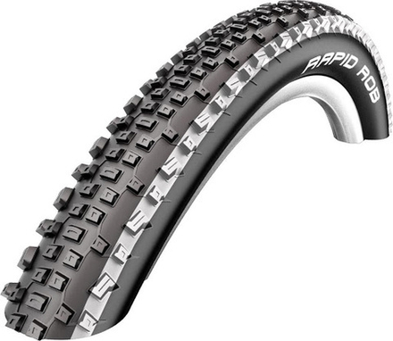 Покрышка 29x2.25 (57-622) 05-11101399 RAPID ROB K-Guard B/WS/B-SK HS425 SBC 50EPI черная с белой полосой SCHWALBE