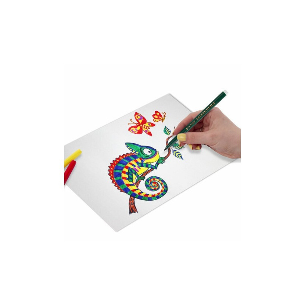 Фломастеры 12цв. CENTROPEN "Colour World", круглые, смываемые, 7550/12TP, 7 7550 1284