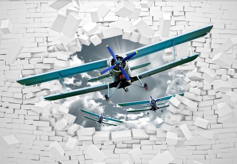 Фотообои самолет