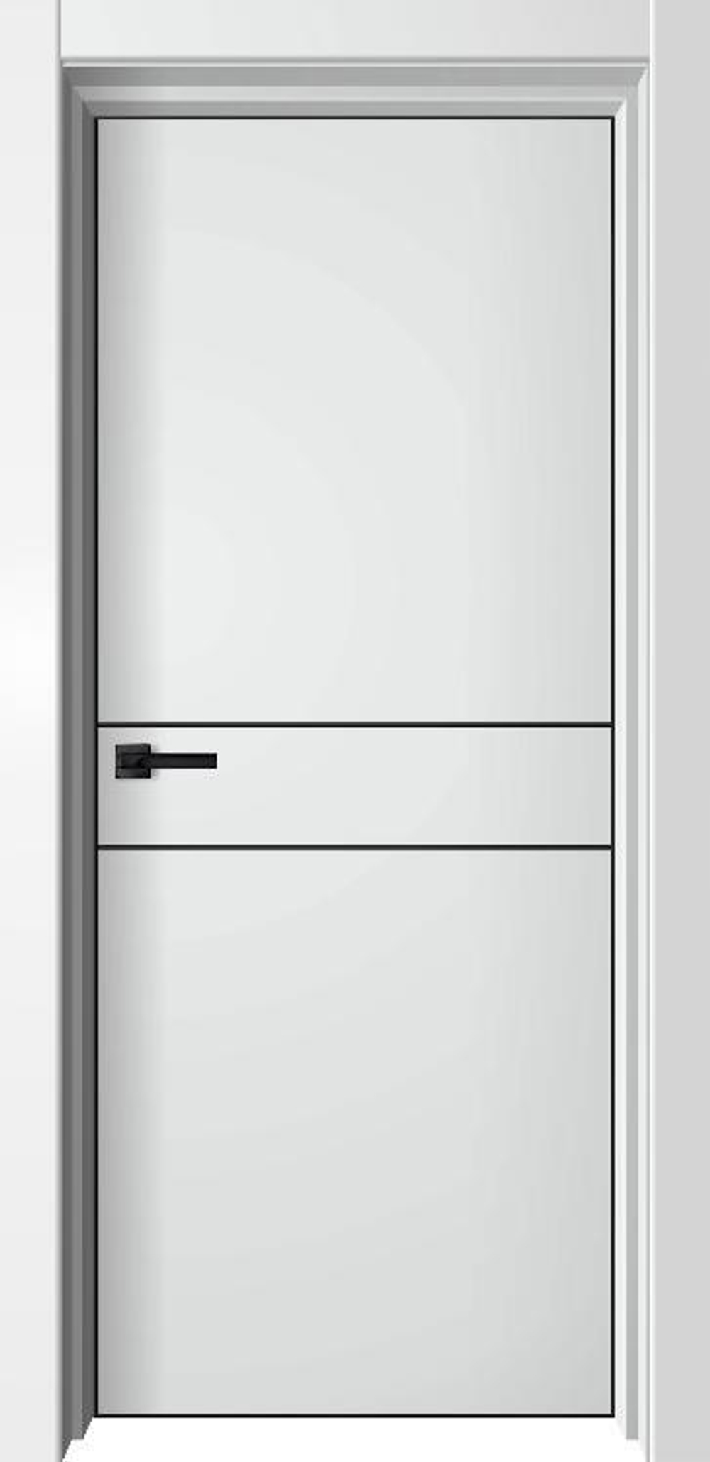 Межкомнатная дверь Лофт-2 AL кромка с 4-х сторон