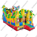 Коммерческий надувной батут "Звериная команда" 8*3,5*5 м