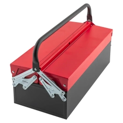 Ящик металлический складной 3-х секционный (200х220х410мм, 50х90х400мм-2 секции, 110х200х400мм-1 секция) JBC JBC-NTBC123A