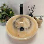 Раковина из оникса Bowl Yellow TinLip BO-62926 40*40*15 140