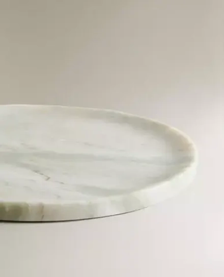 ZARA HOME МРАМОРНЫЙ ПОДНОС ДЛЯ ВАННОЙ, ЗЕЛЕНЫЙ