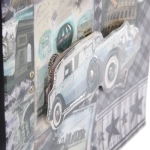 Пакет подарочный «Винтаж» 18*23*8 см, микс