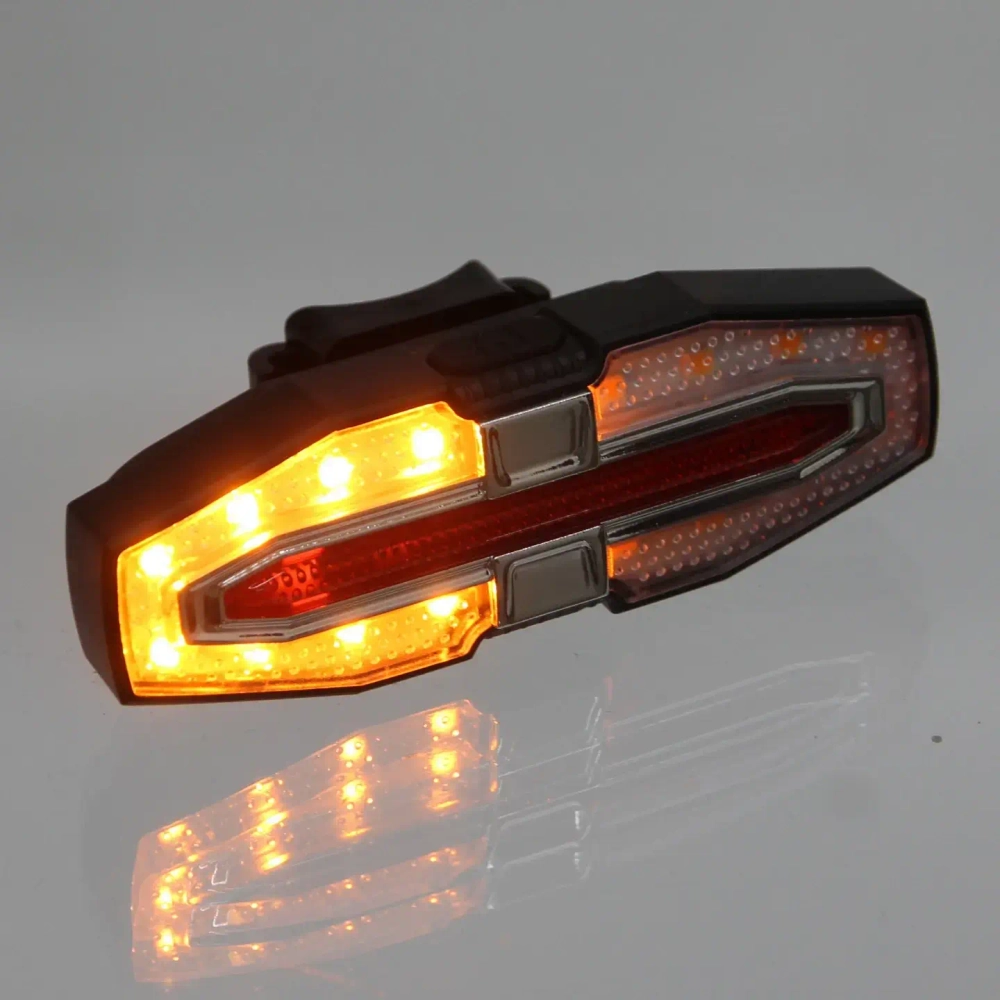 Фонарь велосипедный, задний West Biking YP0701426 (с дистанционным управлением)