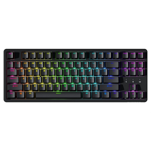 Механическая клавиатура Durgod Cavalry 87 - BLACK, TKL, PBT Double-shot keycaps, Hot-swap, RGB, Kailh turbo-Brown switch (C87-B-KL-B)