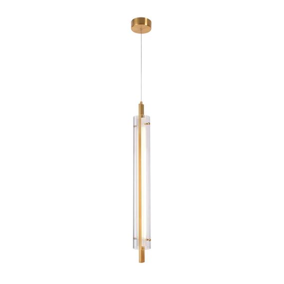Подвесной светодиодный светильник Indigo Vitreo 11067/B/1P Brass V000175L